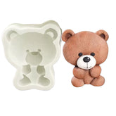 Molde Silicona Oso Teddy Grande